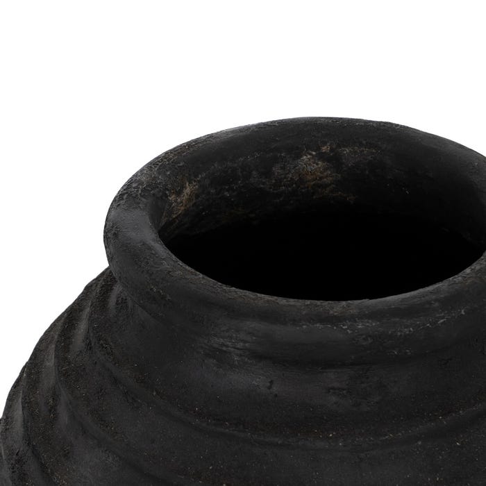 Gray Fiber Cement Vase Decoration 39 x 39 x 60 cm