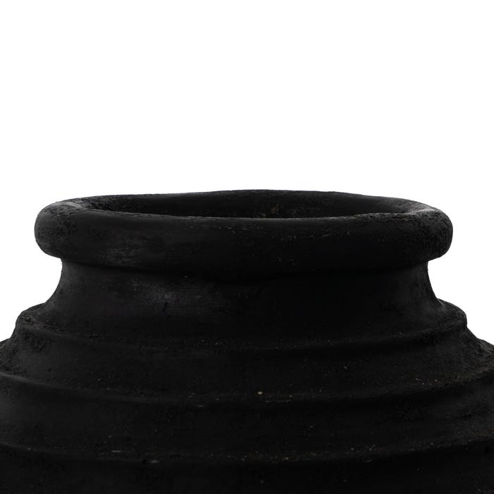 Gray Fiber Cement Vase Decoration 39 x 39 x 60 cm
