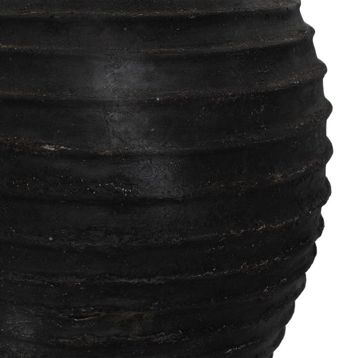 Gray Fiber Cement Vase Decoration 39 x 39 x 60 cm