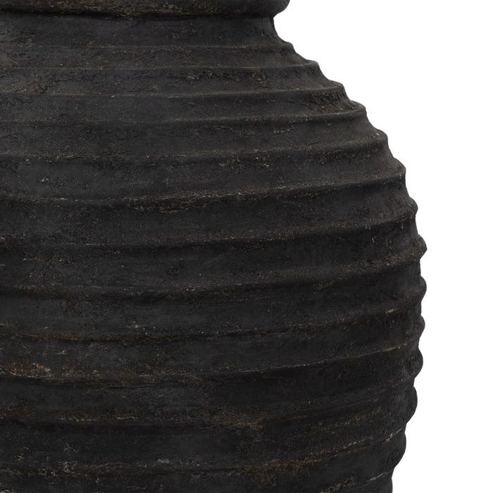 Gray Fiber Cement Vase Decoration 58 x 58 x 80 cm