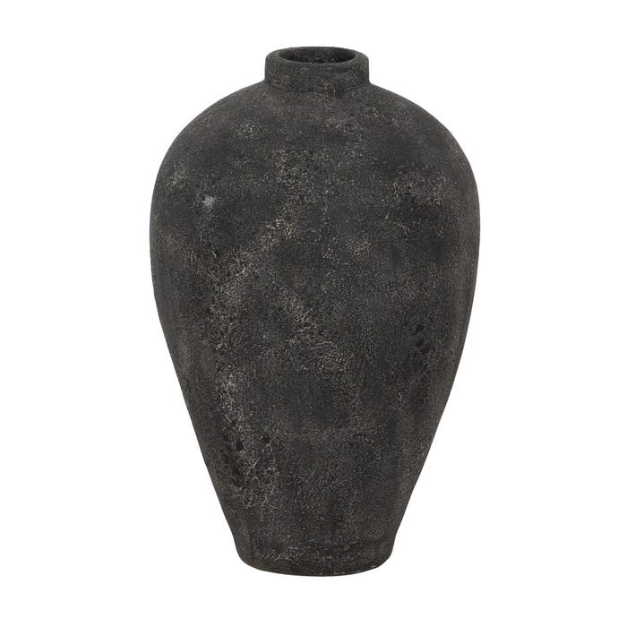 Decoração de vaso cinza terracota 38 x 38 x 60 cm