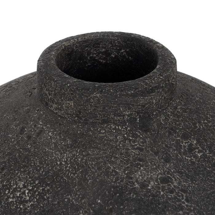 Decoração de vaso cinza terracota 38 x 38 x 60 cm
