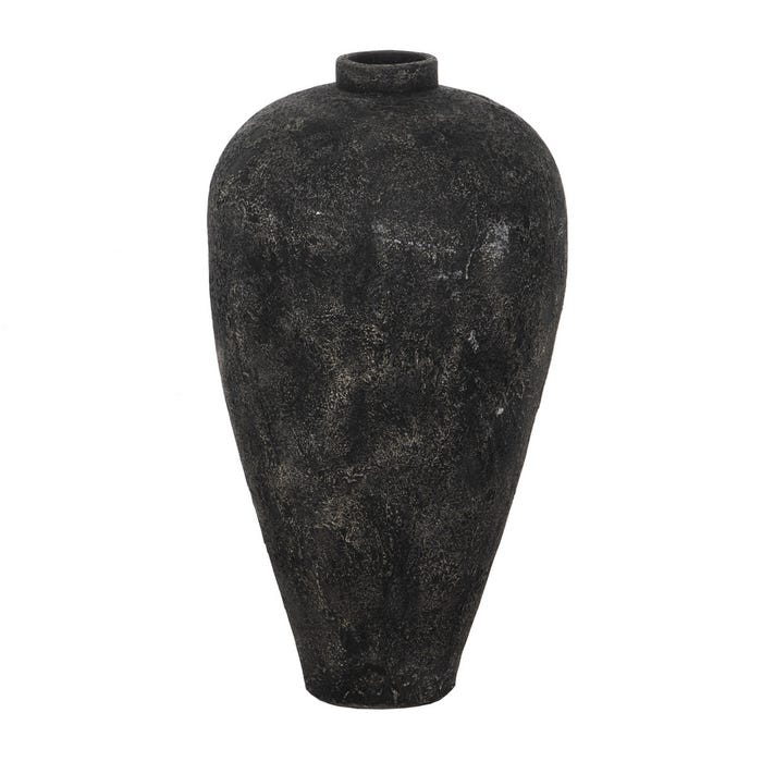Terracotta Grey Vase Decoration 45 X 45 X 80 Cm