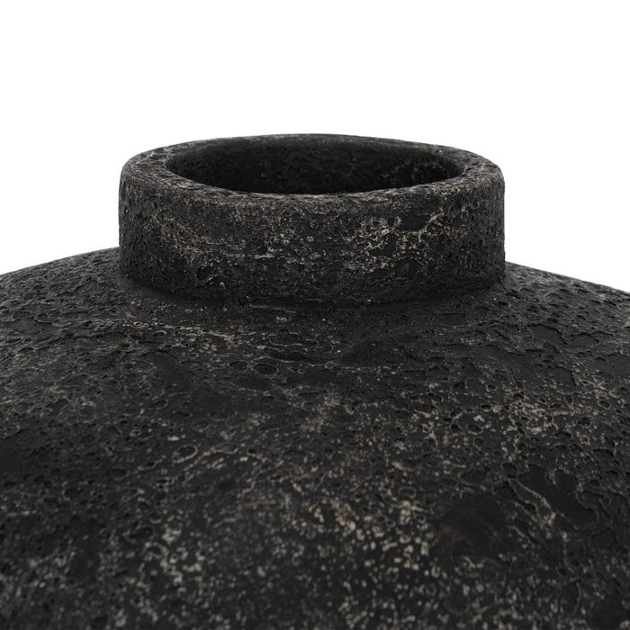 Terracotta Grey Vase Decoration 45 X 45 X 80 Cm