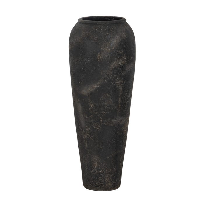 Gray Fiber Cement Vase Decoration 38 x 38 x 100 cm
