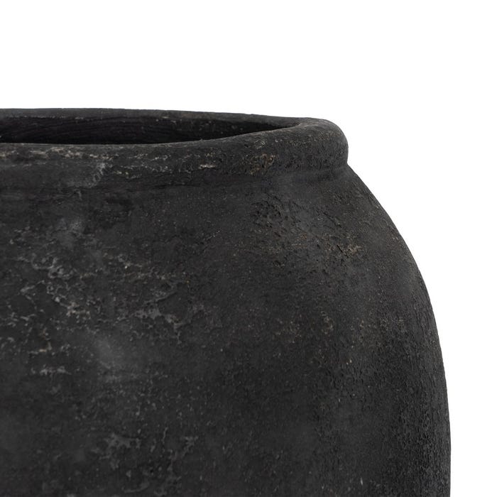 Vaso Decorativo em Fibrocimento Cinza 42 x 42 x 120 cm