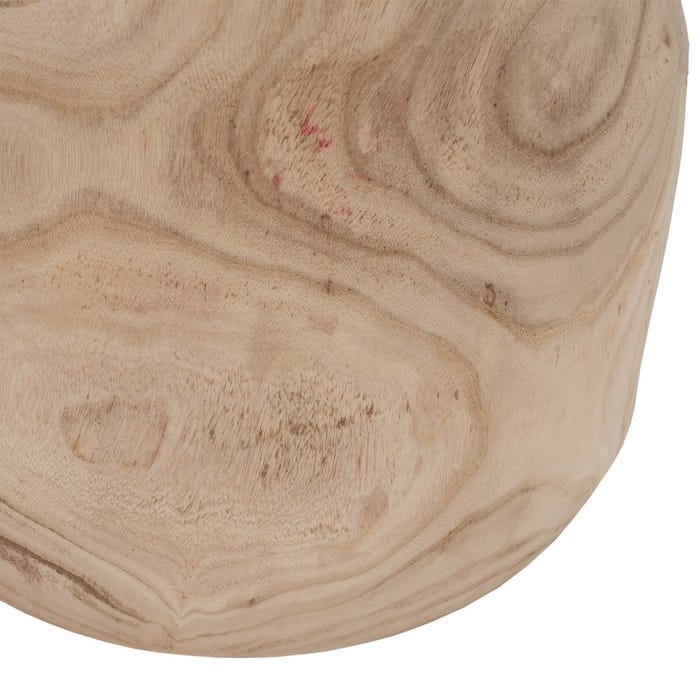 S/3 Maceteros Natural Madera Paulonia 44 X 44 X 46 Cm