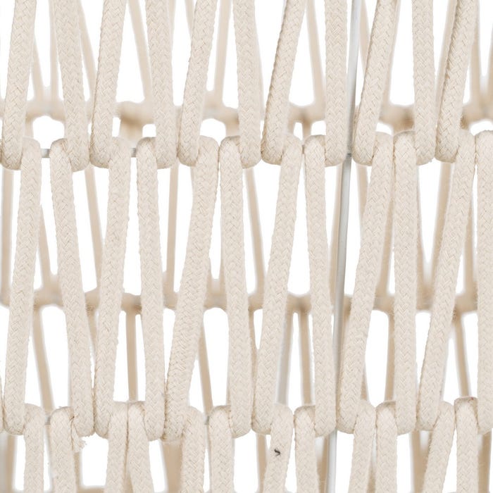 S/3 Cestos Blanco Algodón Decoración 45 X 35 X 36 Cm
