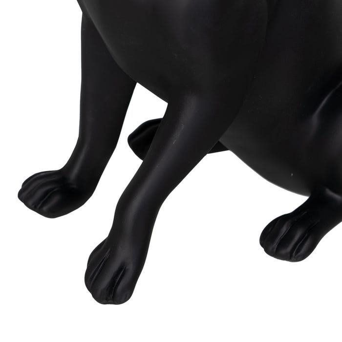 Figura Chihuahua Negro Poliresina 15,40 X 13,50 X 24 Cm