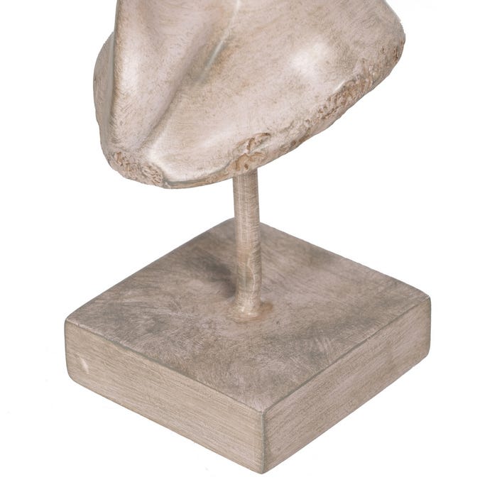 Figura Rostro Beige Poliresina 12,50 X 13,50 X 27,50 Cm