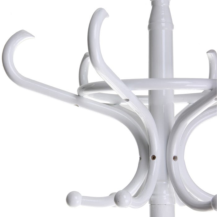 Perchero Thonet Álamo Y Abedul Blanco 51 X 51 X 184 Cm