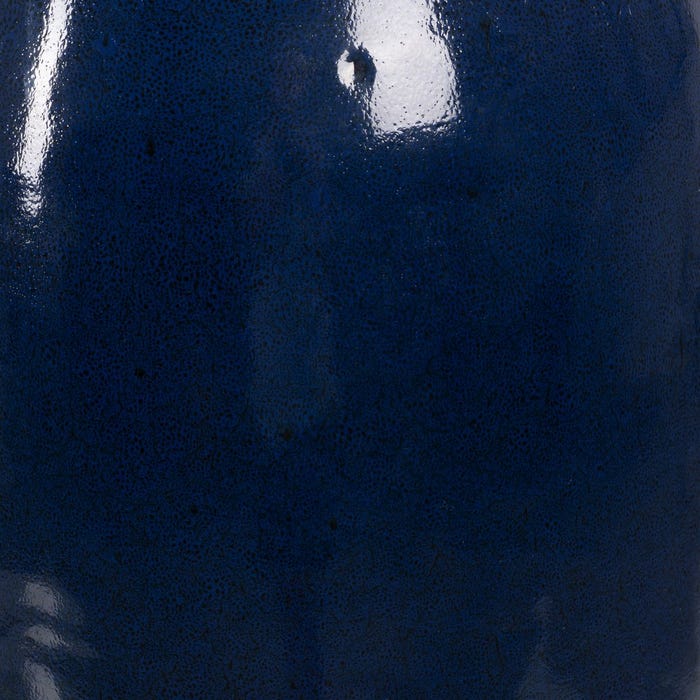 Jarrón Azul Cerámica Decoración 31 X 31 X 60,50 Cm