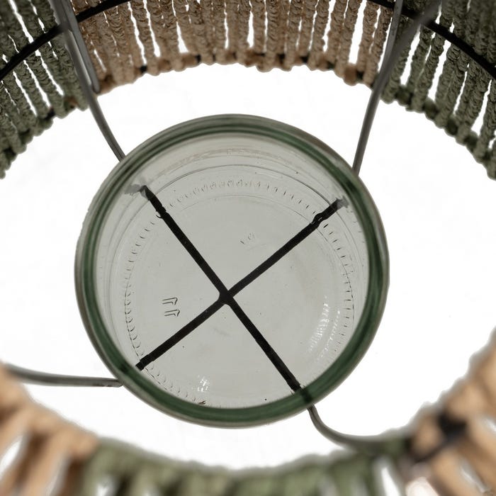 Natural Paper Candle Lantern 25 X 25 X 50 Cm