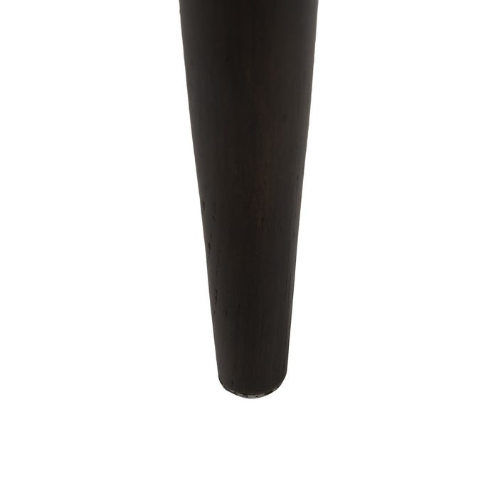 Silla Negro Tejido-Madera Salón 56,50 X 57 X 76 Cm