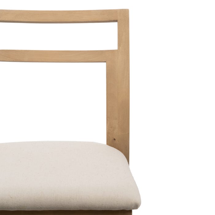 Silla Natural-Beige Tejido-Madera 41 X 50 X 81 Cm