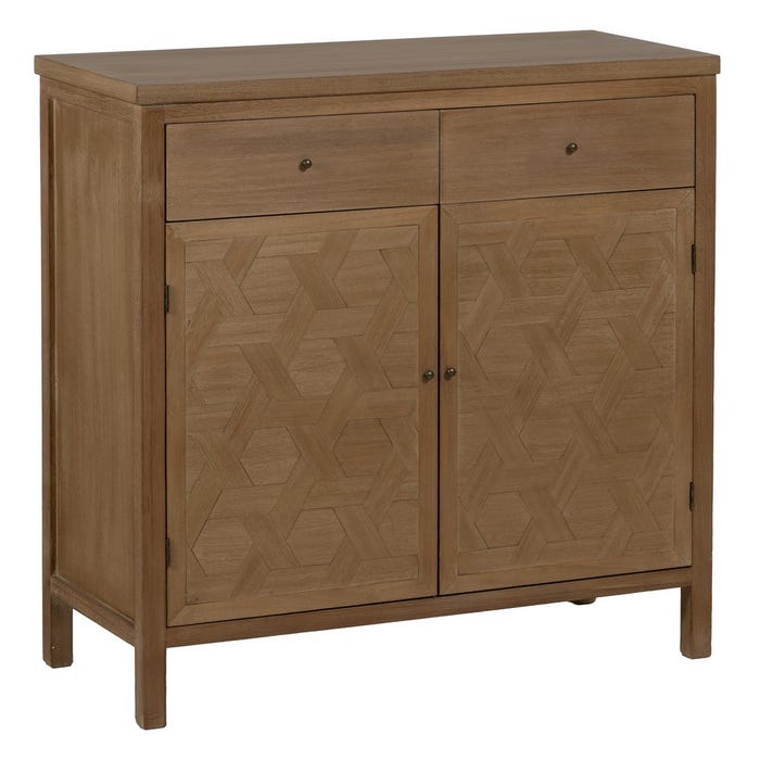 Mueble Recibidor Natural Dm-Madera 90 X 40 X 90 Cm