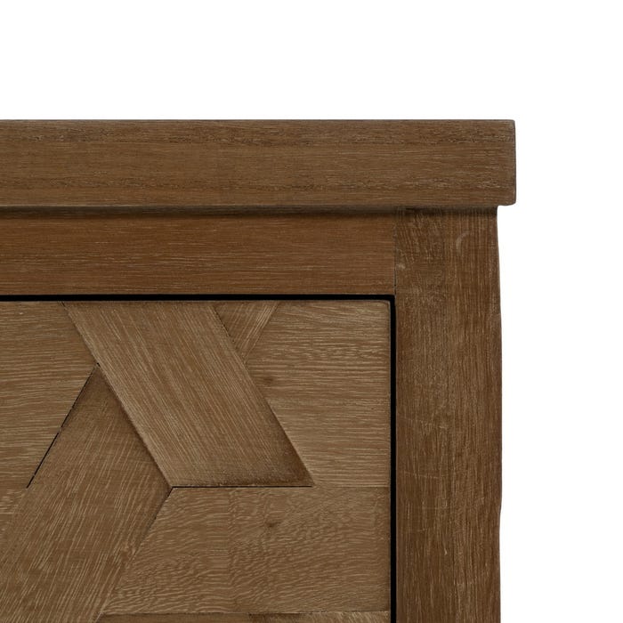 Mesa de madeira natural DM 48 x 35 x 66 cm