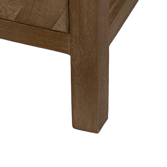Mesa de madeira natural DM 48 x 35 x 66 cm