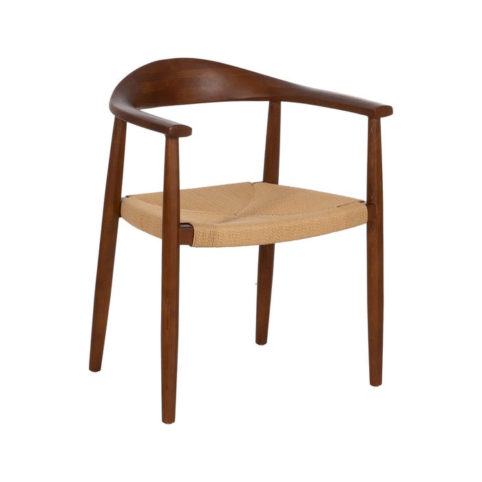 Cadeira de madeira marrom 63 x 44 x 77,50 cm