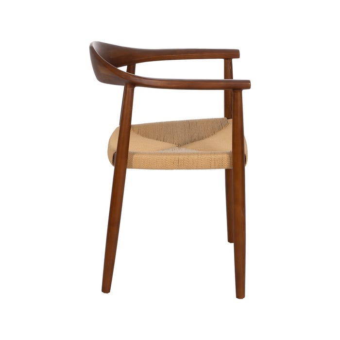 Cadeira de madeira marrom 63 x 44 x 77,50 cm