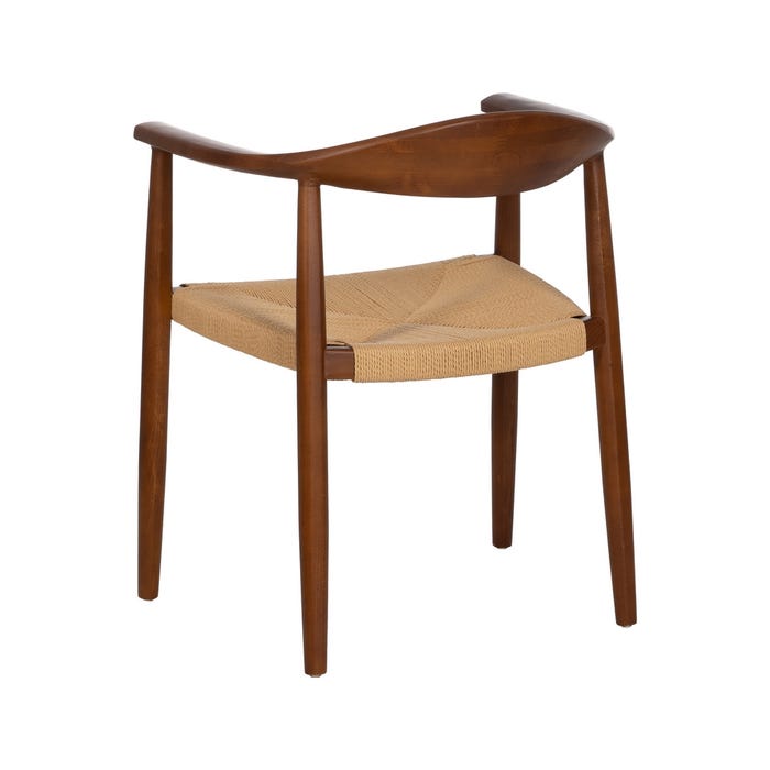 Cadeira de madeira marrom 63 x 44 x 77,50 cm