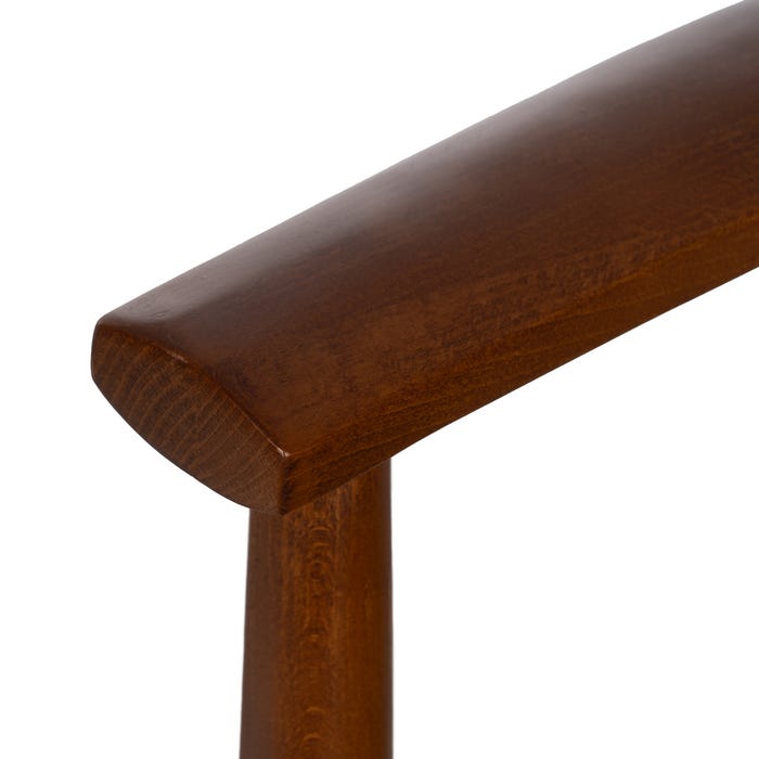 Cadeira de madeira marrom 63 x 44 x 77,50 cm