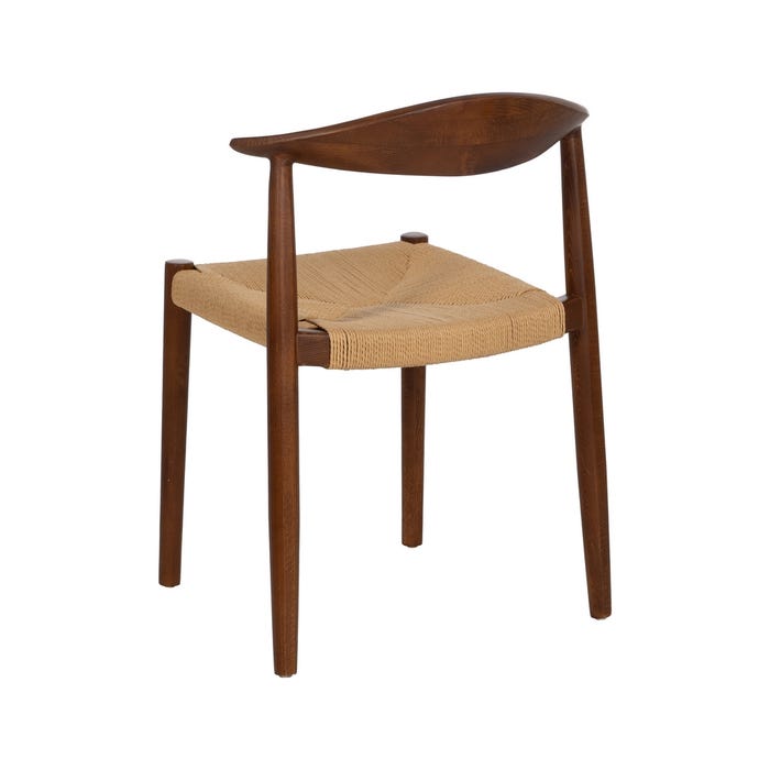 Silla Marrón Madera 43 X 44,80 X 76,50 Cm