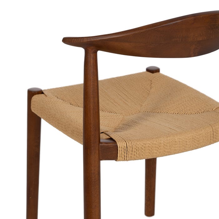 Silla Marrón Madera 43 X 44,80 X 76,50 Cm