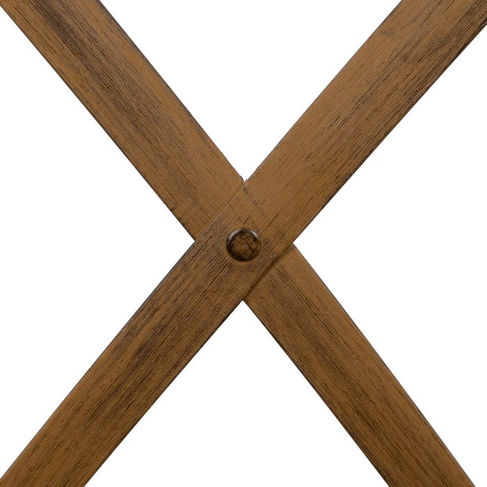 Cadeira de polipropileno marrom 50 x 41,50 x 89 cm