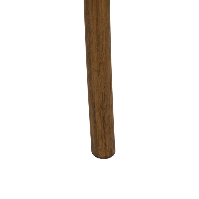 Cadeira de polipropileno marrom 50 x 41,50 x 89 cm
