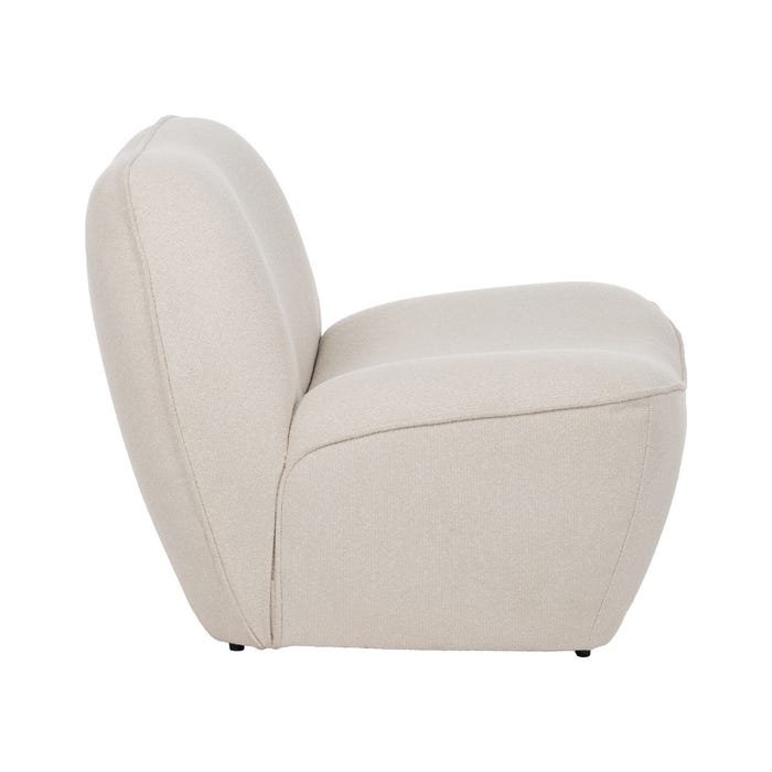 Sillón Blanco Mdf-Tejido 71 X 81 X 66 Cm