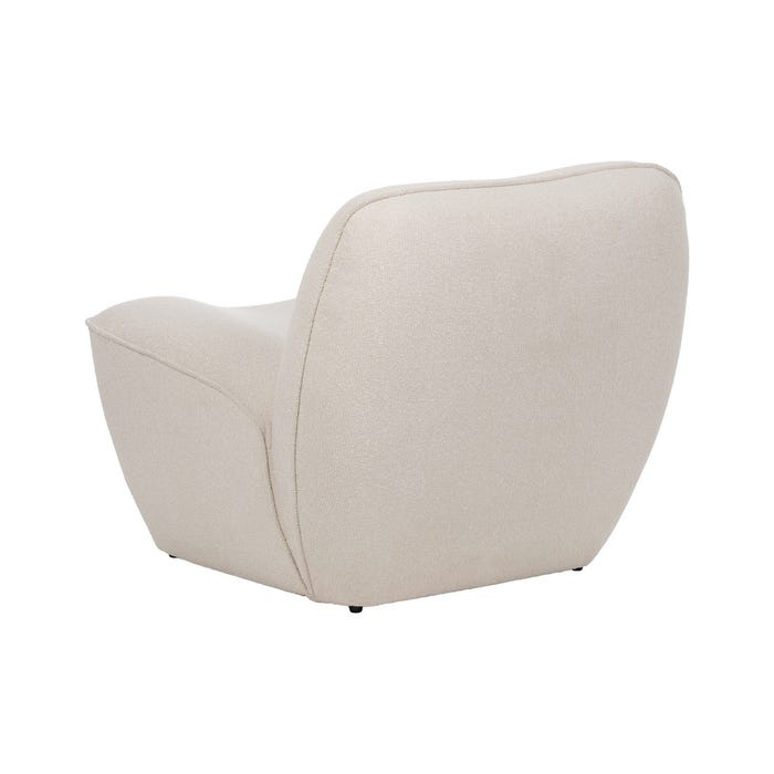 Sillón Blanco Mdf-Tejido 71 X 81 X 66 Cm