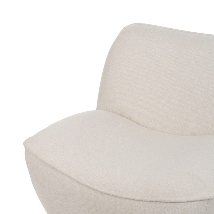 Sillón Blanco Mdf-Tejido 71 X 81 X 66 Cm