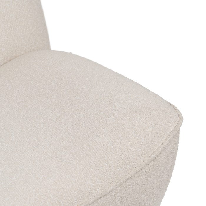 Sillón Blanco Mdf-Tejido 71 X 81 X 66 Cm