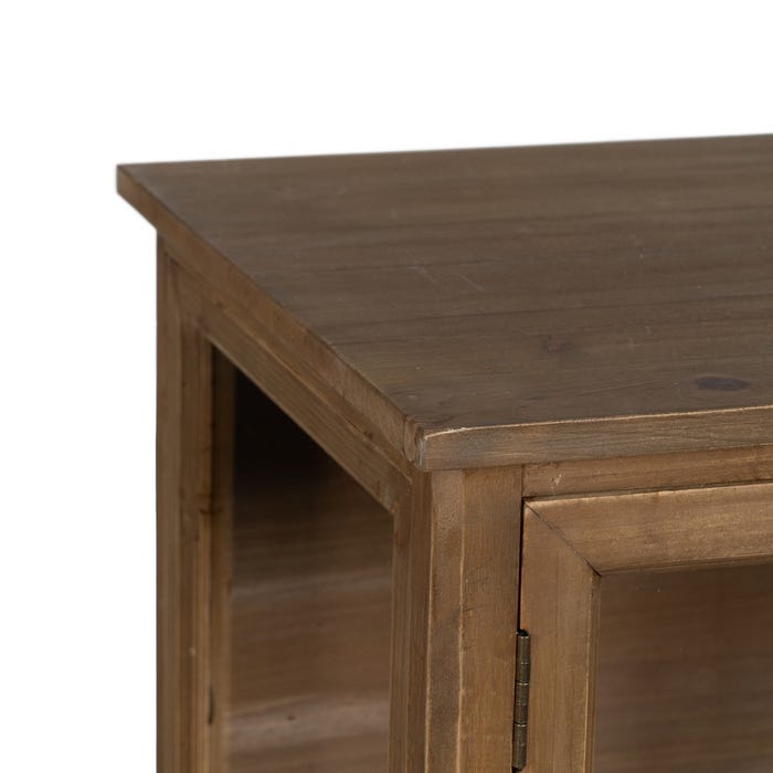 Vitrina Natural Madera De Abeto 72 X 39 X 116 Cm