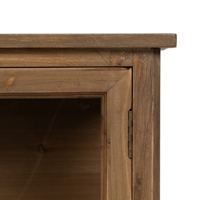 Vitrina Natural Madera De Abeto 72 X 39 X 116 Cm