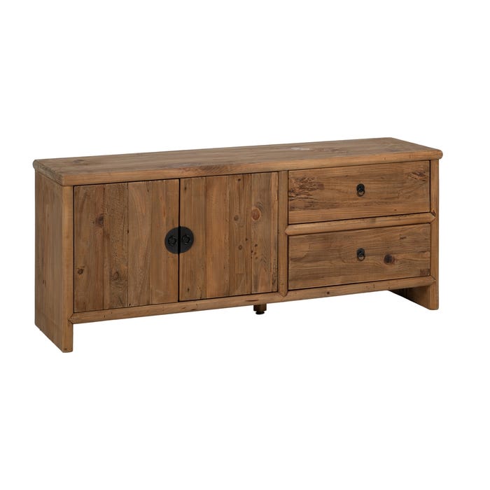 Aparador Natural Madera De Pino Salón 155 X 44 X 65 Cm