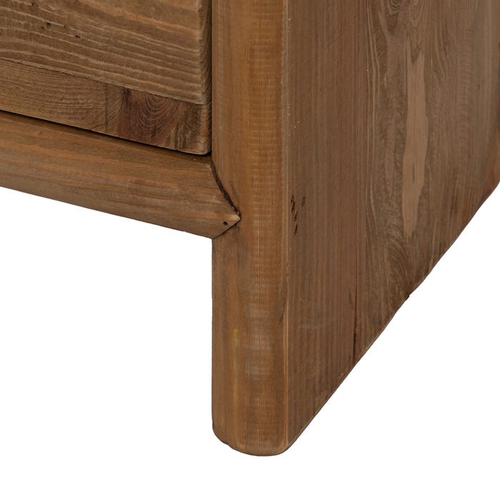 Natural Pine Wood Sideboard Living Room 155 X 44 X 65 Cm