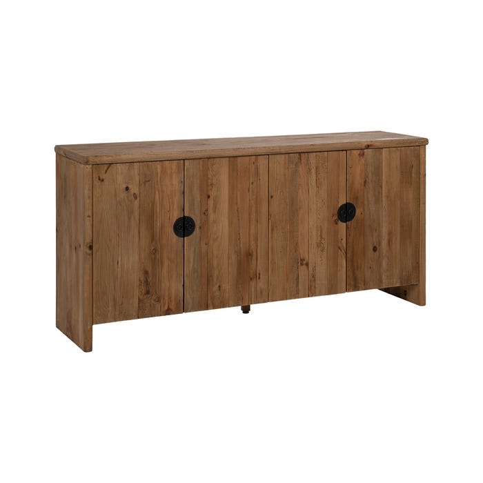 Aparador Natural Madera De Pino Salón 190 X 45 X 90 Cm