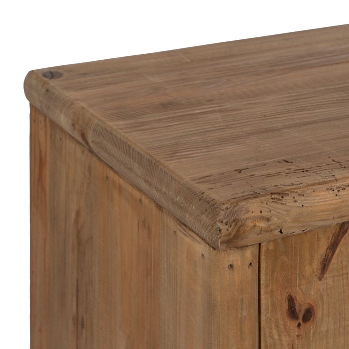 Aparador Natural Madera De Pino Salón 190 X 45 X 90 Cm
