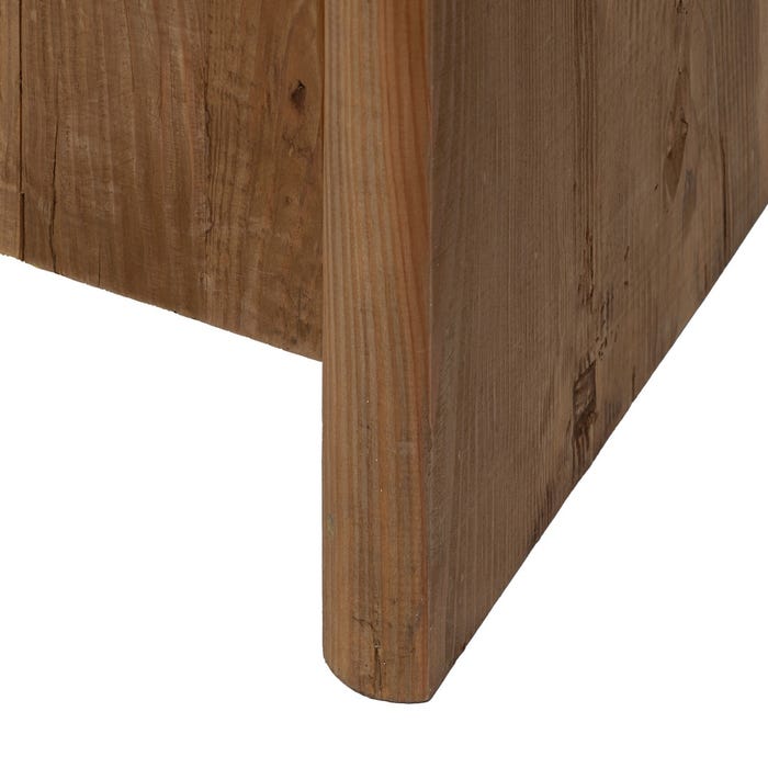 Aparador Natural Madera De Pino Salón 190 X 45 X 90 Cm