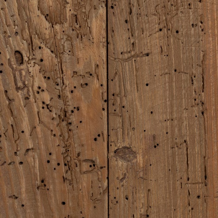 Guarda-roupa de sala de estar em madeira de pinho natural 100 x 45 x 130 cm