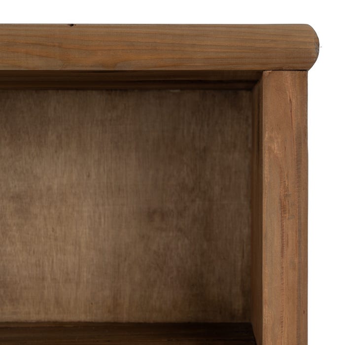 Natural Pine Wood Living Room Wardrobe 100 x 45 x 160 cm