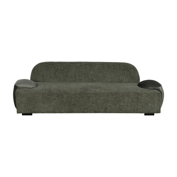 Green Fabric Sofa Living Room 222 X 92 X 70 Cm