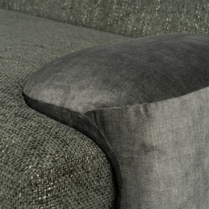 Green Fabric Sofa Living Room 222 X 92 X 70 Cm