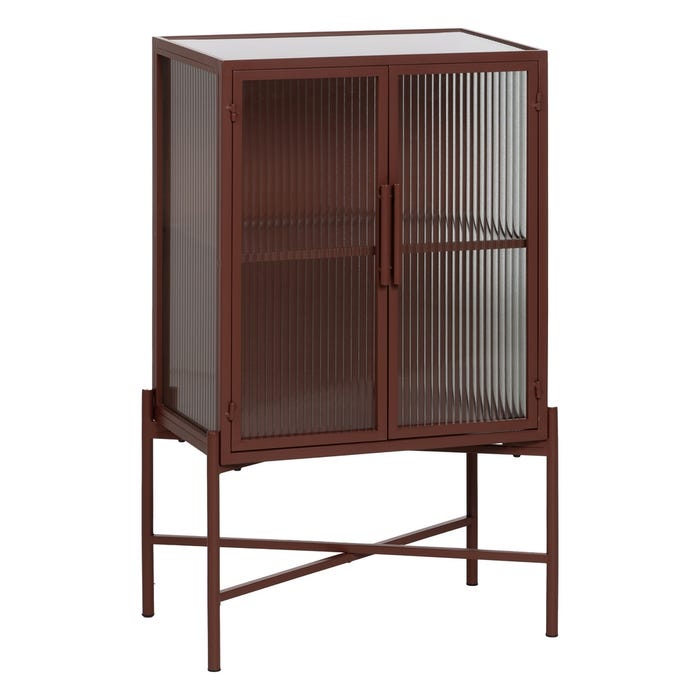 Vitrina Teja Metal-Cristal 70 X 35 X 90 Cm