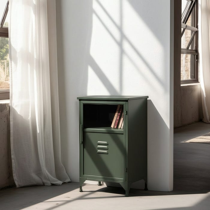 Móvel Auxiliar Verde Menta 45 X 35 X 76 Cm