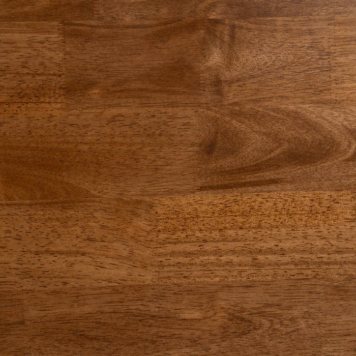 Mesa Comedor Marrón-Negro Madera-Metal 180 X 80 X 76 Cm