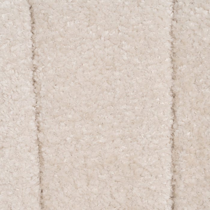 Poltrona de sala de estar em tecido creme natural e madeira 71 x 75 x 76 cm