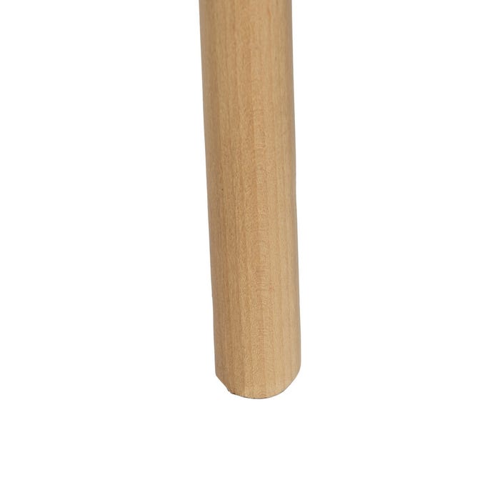 Cadeira de madeira natural e rattan 56 x 58 x 77 cm